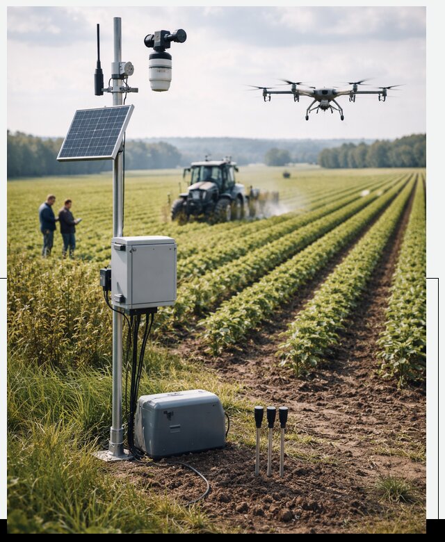 Разработка IoT мониторинга полей в Петрозаводске от 8628 р. | АвикейПтр